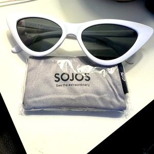 Retro Vintage Narrow Cat Eye Sunglasses